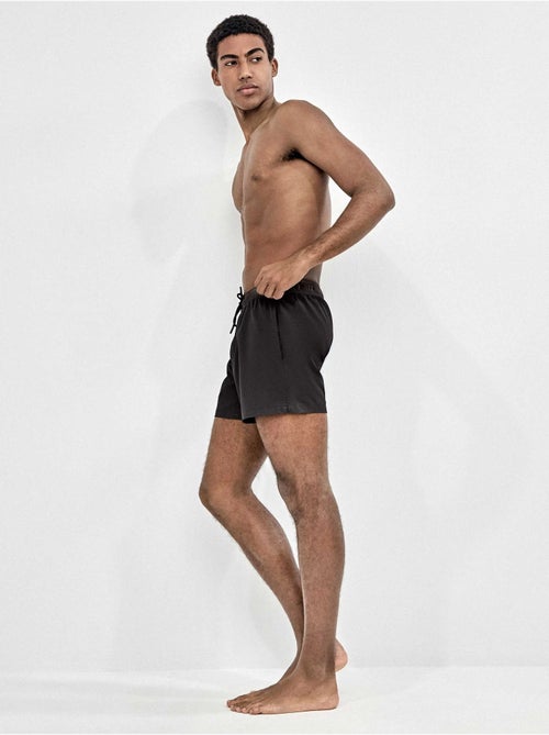 Maillot de bain homme uni noir - Kiabi Maillot de bain homme uni noir - Kiabi