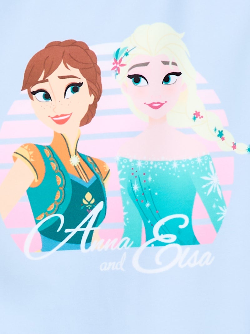 Maillot de bain imprimé 'La reine des neiges' 'Disney' - 1 pièce Bleu - Kiabi