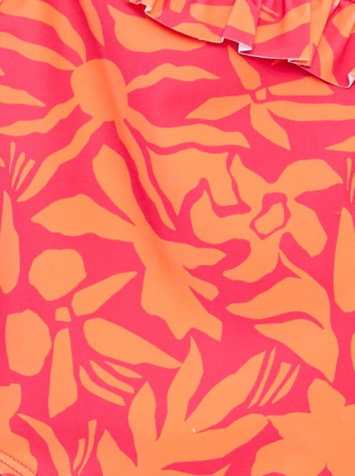 Maillot de bain imprimé one shoulder - Kiabi