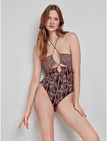 Maillot de bain imprimé sans armature