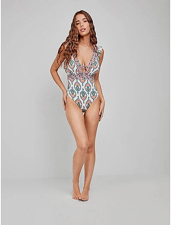 Maillot de bain imprimé sans armature