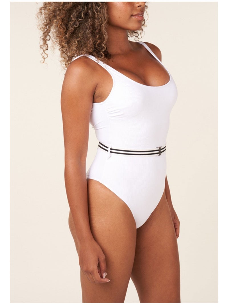 Maillot De Bain Kebello Blanc - Kiabi