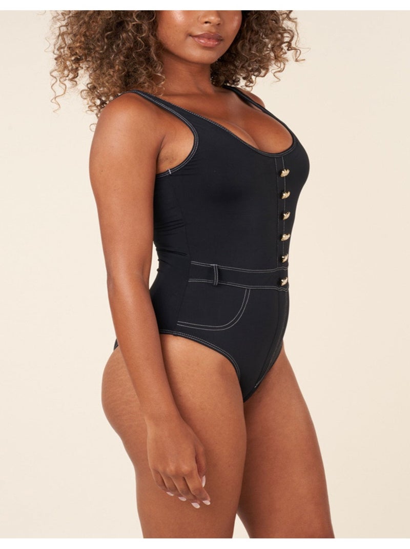 Maillot De Bain Kebello Noir Noir - Kiabi