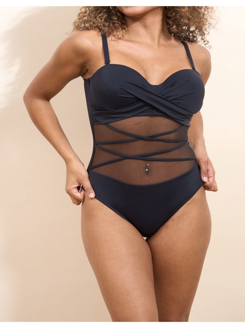 Maillot De Bain Kebello Noir Noir - Kiabi