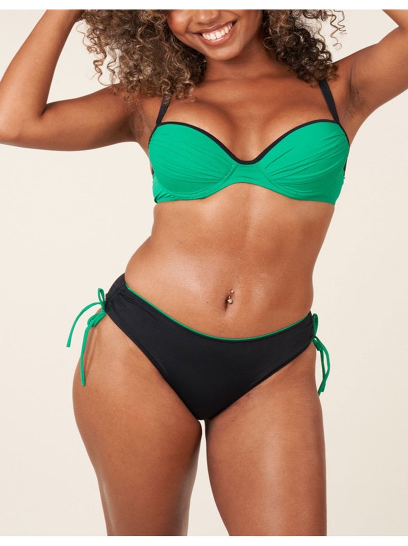 Maillot De Bain Kebello Vert - Kiabi