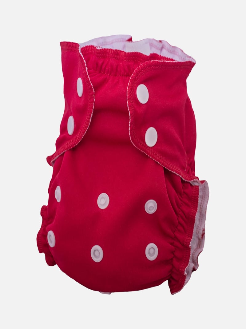 Maillot de bain Lavable 'Applecheeks' Rouge - Kiabi