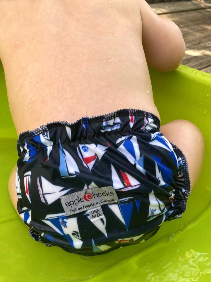 Maillot de bain Lavable Taille unique Smooth Sailling Noir - Kiabi