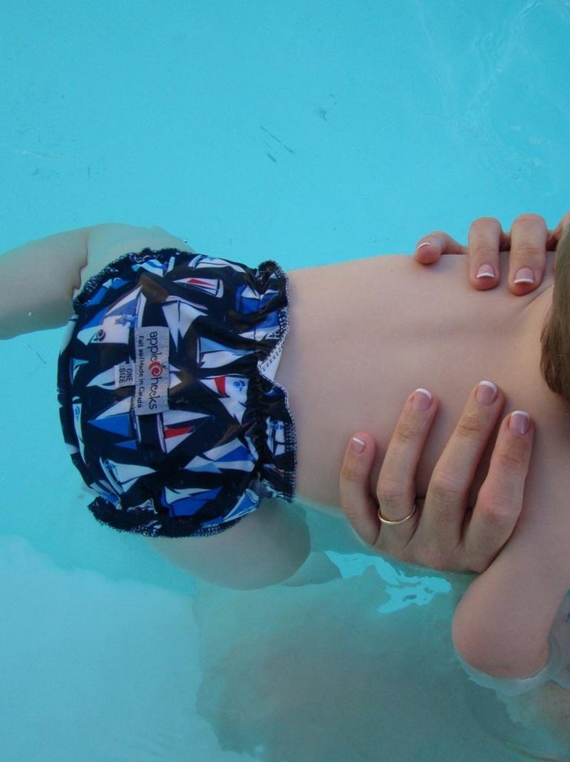 Maillot de bain Lavable Taille unique Smooth Sailling Noir - Kiabi