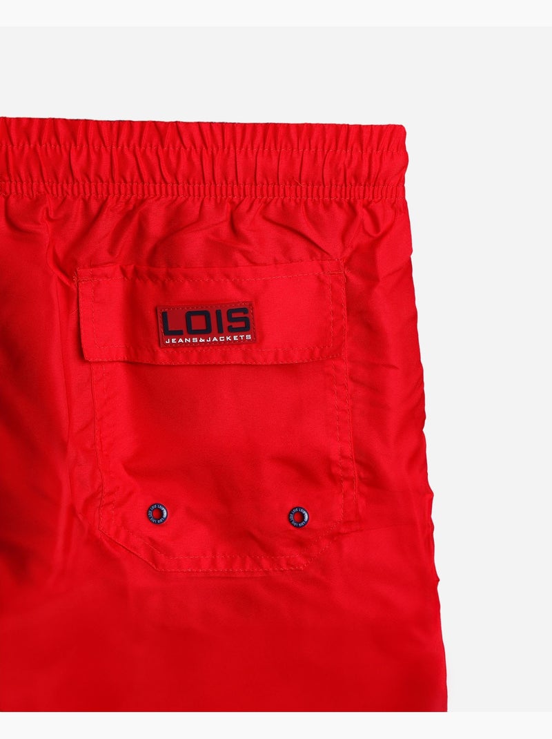 Maillot de bain LOIS Cell pour homme Rouge - Kiabi