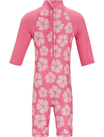Maillot de bain long anti-irritation motif/style imprimé floral - regatta