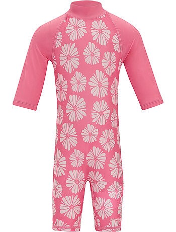 Maillot de bain long anti-irritation motif/style imprimé floral - regatta