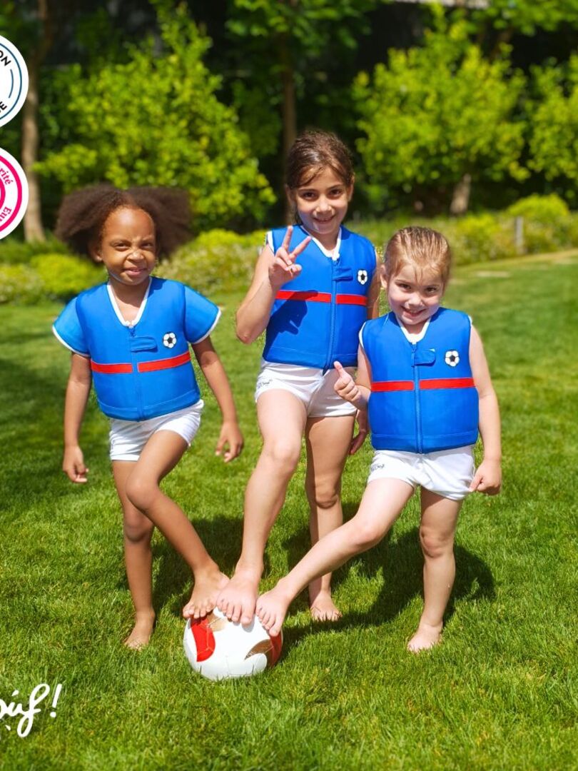 Maillot de Bain Lyrone Enfant avec Flotteurs - Accessoire de Natation Garçon Bleu - Kiabi