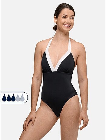 Maillot de Bain Menstruel 1 Pièce - Femme & Ado - Flux Moyen - Alba - SORIO