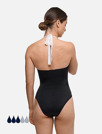 Maillot de Bain Menstruel 1 Pièce - Femme & Ado - Flux Moyen - Alba - SORIO