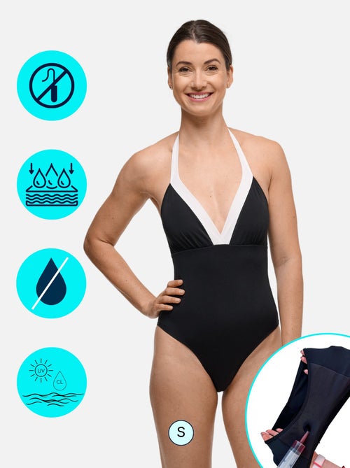Maillot de Bain Menstruel 1 Pièce - Femme & Ado - Flux Moyen - Alba - SORIO - Kiabi