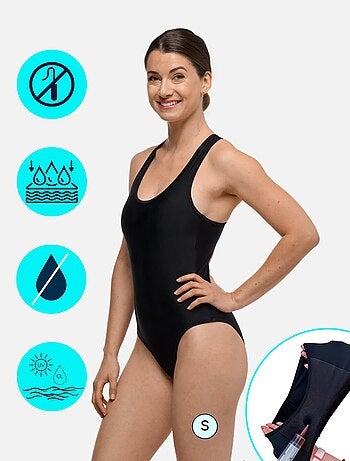 Maillot de bain Menstruel 1 pièce - Femme & Ado - Flux Moyen - Lola - SORIO