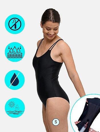 Maillot de bain Menstruel 1 pièce - Femme & Ado - Flux Moyen - Stella - SORIO