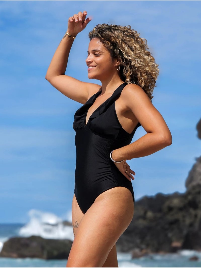 Maillot de bain Menstruel 1 pièce - Sya - SORIO Noir - Kiabi