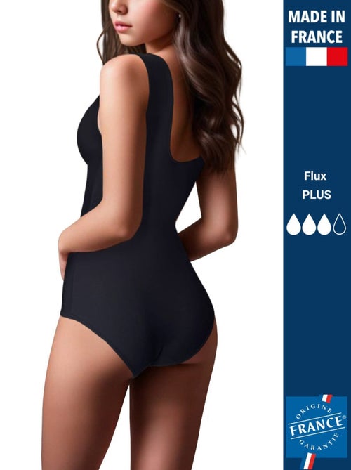 Maillot de bain menstruel 1 pièce Classique Ado - Flux Plus - Kiabi
