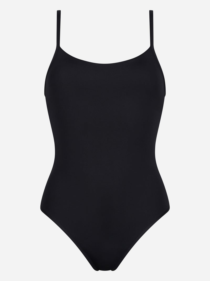 Maillot de bain menstruel 1 pièce Dim Protect Noir - Kiabi