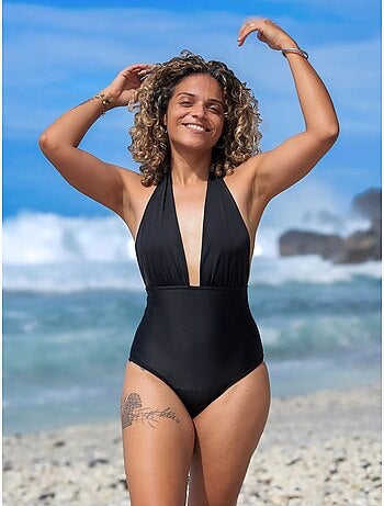 Maillot de bain Menstruel 1 Pièce dos nu - Lila - SORIO