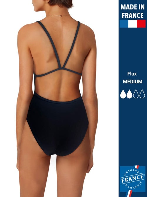 Maillot de bain menstruel 1 pièce Natation - Flux Medium - Kiabi