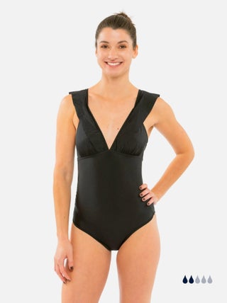 Maillot de bain Menstruel dos à lacet - flux léger - Sya