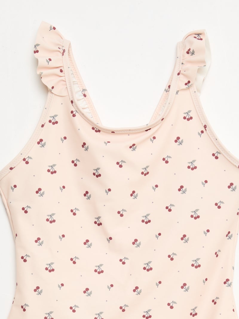 Maillot de bain motif all-over tropique Rose - Kiabi