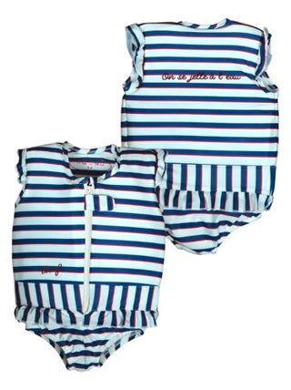 Maillot de Bain Neo Enfant avec Flotteurs - Accessoire de Natation Fille