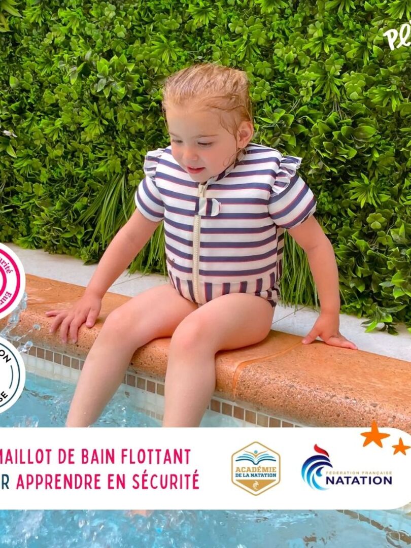 Maillot de Bain Gaspard Enfant avec Flotteurs - Accessoire de Natation  Garçon - Bleu - Kiabi - 40.19€