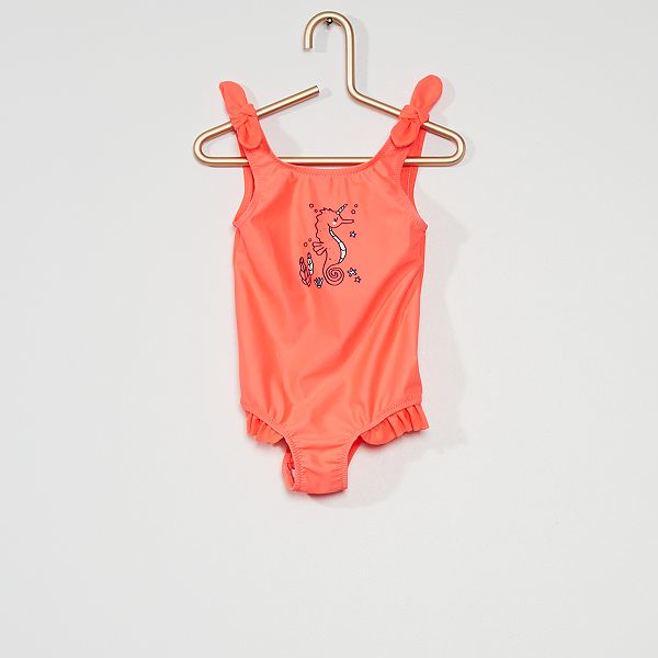 Maillot De Bain Bebe Fille Orange Kiabi 5 60