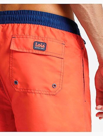 Maillot de bain orange LOIS pour homme