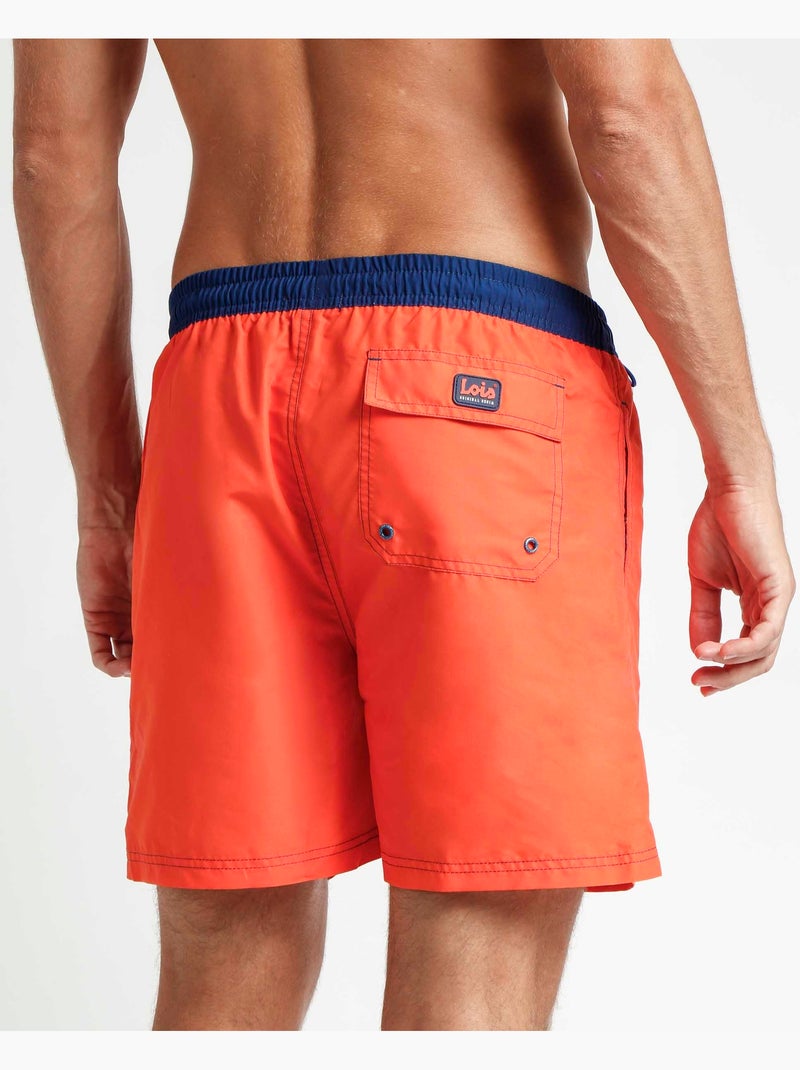 Maillot de bain orange LOIS pour homme Orange - Kiabi