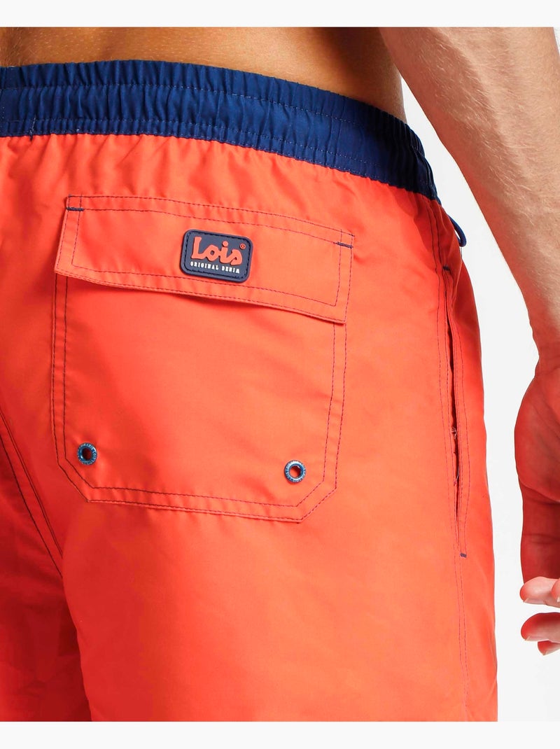 Maillot de bain orange LOIS pour homme Orange - Kiabi