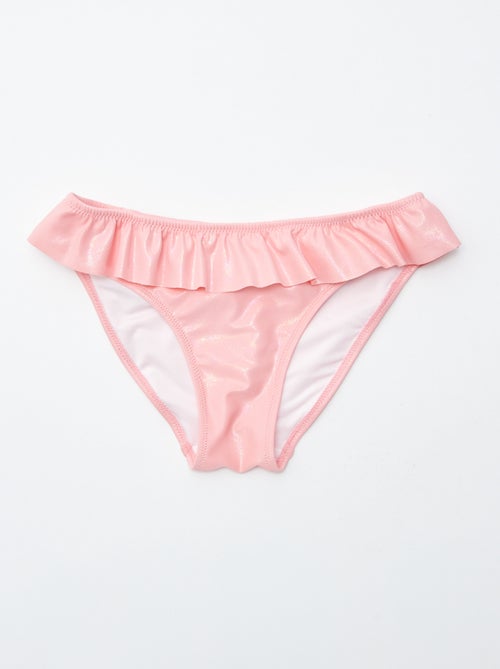 Maillot de bain pailleté et volanté - 2 pièces - Kiabi