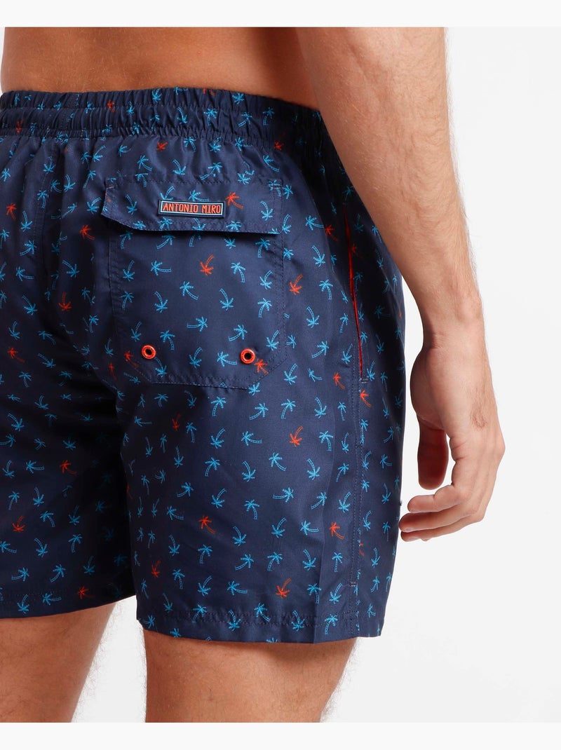 Maillot de bain Palms pour homme ANTONIO MIRO Bleu marine - Kiabi