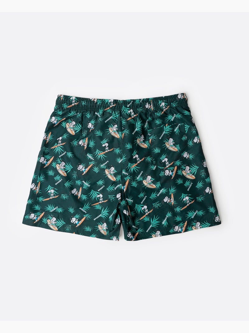 Maillot de bain PEANUTS Snoopy Tropic Surf pour homme Bleu marine - Kiabi