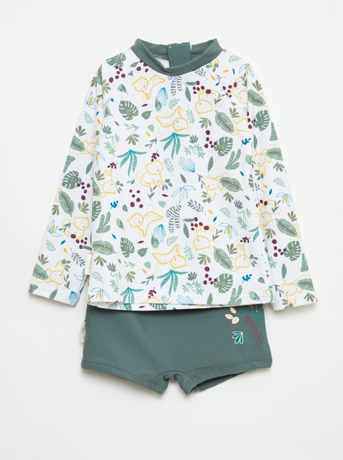 Maillot de bain 'Petit Béguin' 2 pièces anti-UV - Kiabi Maillot de bain 'Petit Béguin' 2 pièces anti-UV - Kiabi