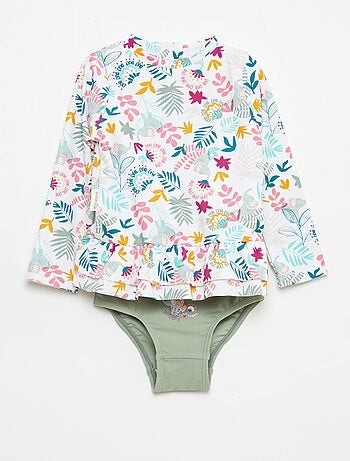 Maillot de bain 'Petit Béguin' 2 pièces culotte + T-shirt