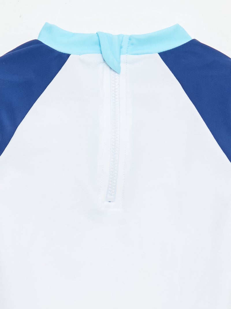 Maillot de bain 'Petit Béguin' 2 pièces T-shirt + boxer Bleu - Kiabi