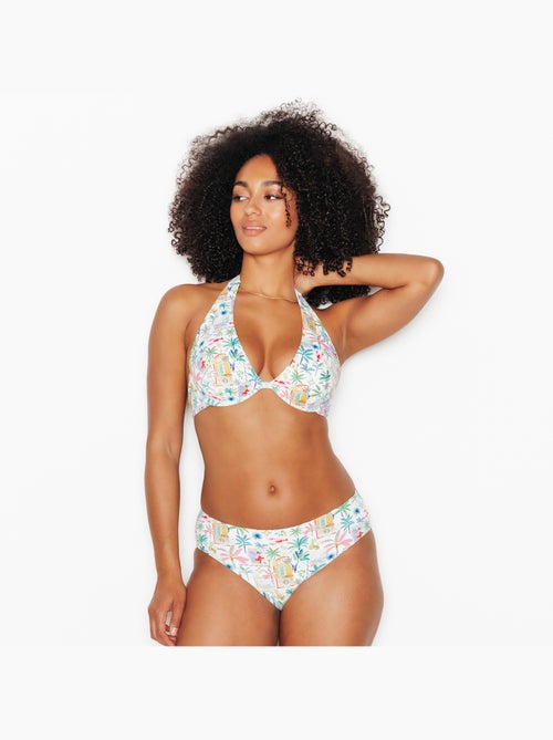 Maillot de bain plunge foulard Papaye - RougeGorge Lingerie - Kiabi