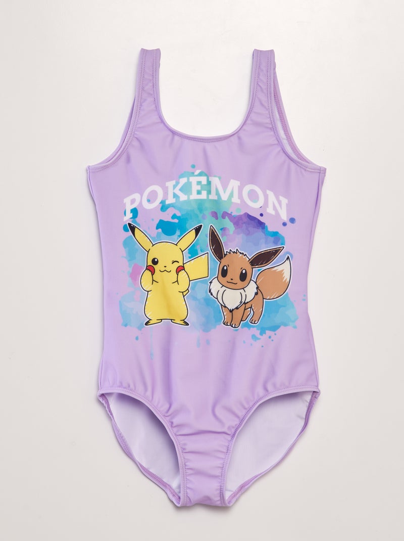 Maillot de bain 'Pokemon' - 1 pièce Violet - Kiabi