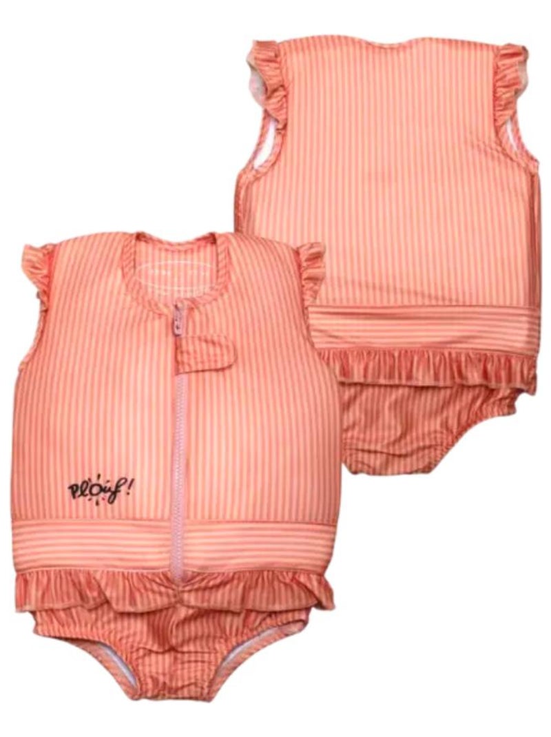 Maillot de Bain Pretty Enfant avec Flotteurs - Accessoire de Natation Fille Rose pâle - Kiabi