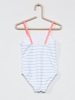 Maillot de bain rayé 1 pièce - Kiabi