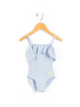 Maillot de bain rayé 1 pièce Fille