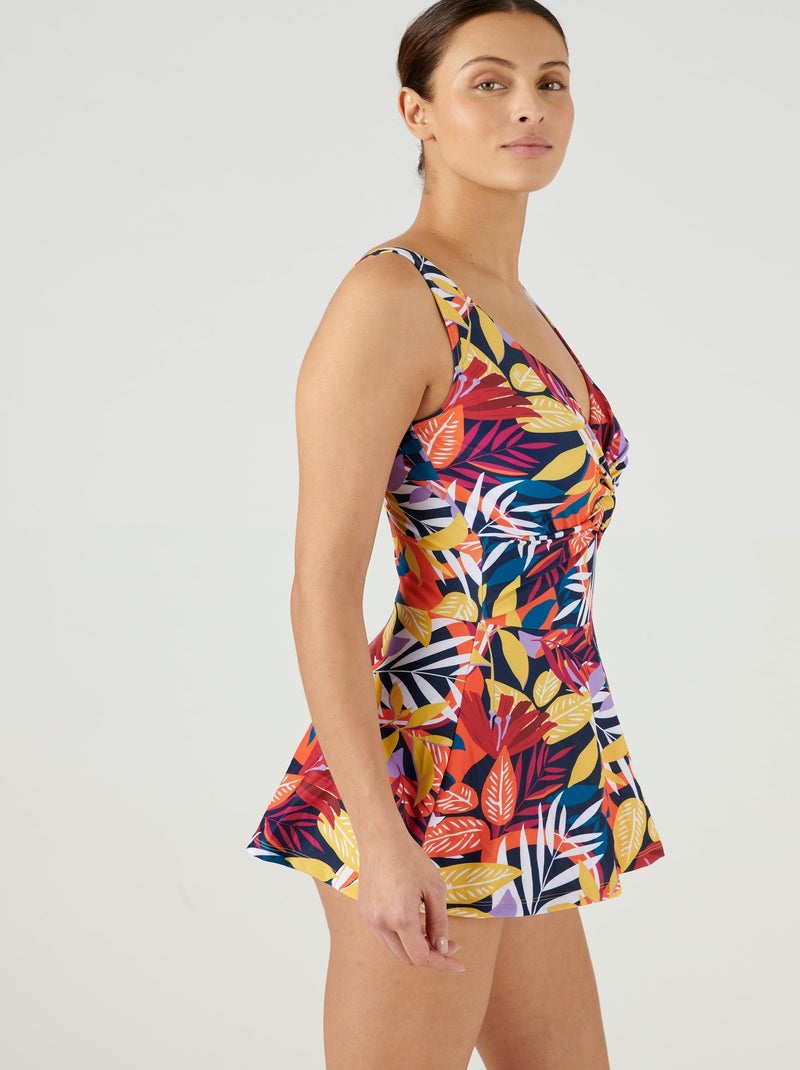 Maillot de bain robe Perfect Fit by Damart - Damart Multicolore - Kiabi