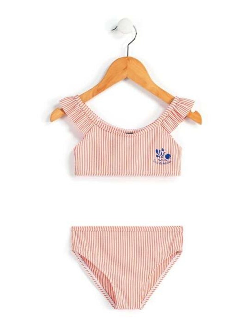 Maillot de bain rose Fille Rose - Kiabi