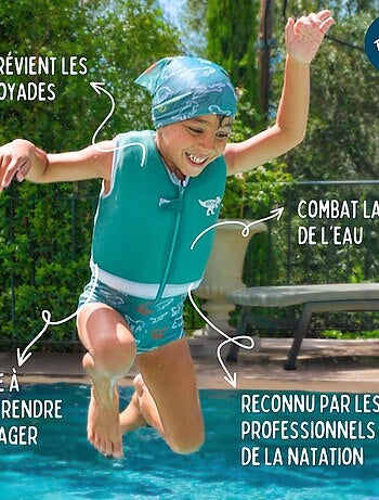 Maillot de Bain Rosy Enfant avec Flotteurs - Accessoire de Natation Fille