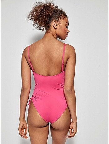 Maillot de bain sans armature avec mousse et bretelles détachables