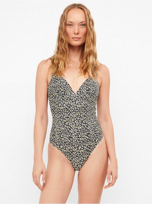 Maillot de bain sans armature imprimé animal - Kiabi Maillot de bain sans armature imprimé animal - Kiabi